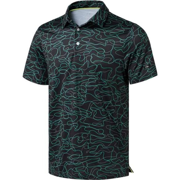 Men's Golf Polo Shirts Short Sleeve Dry Fit Performance Moisture Wicking Tshirts - Picture 1 of 6